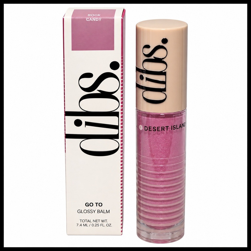 DIBS Beauty Go To Glossy Balm Rock Candy 7.4ml New in Box High Shine Lip Balm